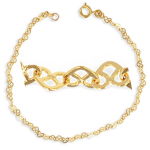 Les Tr&eacute;sors De Lily [Q3982] - Collier Plaqu&eacute; Or 'Love' dor&eacute; - 40 cm 3 mm kuld