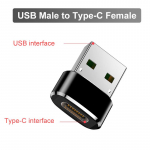 C-t&uuml;&uuml;pi USB-OTG-adapter USB-C isane-mikro-USB-kaabli muundurid Macbookile Samsung S10 Huawei USB-C-t&uuml;&uuml;pi OTG-ga Type C to USB must