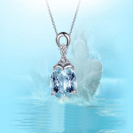 BLUELANSI KAELAKE Imeline ripatskett banketi ehted veetilgad Glitter Rhinestone kaelakee naistele kingitus