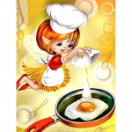 5D DIY Teemantmaal Cartoon Elf Handcraft Art Kit Home Decor 20X30CM