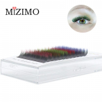 12 rida musta gradienti, 6 erinevat v&auml;rvi, silmameikripsmed, dramaatilised ripsmed, loomulik pikendus. 8-15 mm, C/D, 0,07 mm 0.07mm--C--8mm