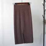 Naiste seelikud Kvaliteetsed kevad-s&uuml;gissuvised naiste seelikud 2022 kuum mood punakaspruun