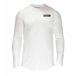 Muscleguys Meeste kevad- ja s&uuml;gisriided Sport Pikkade varrukatega Fitness Treening T-s&auml;rk Jooksuv&otilde;rguga vabaaja &otilde;huke O-kaelusega alumine s&auml;rk M must