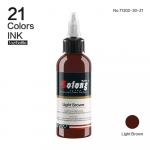 30 ml/pudel Professionaalne t&auml;toveeringutint kehakunsti jaoks Natural Plant Micropigmentation Pigment P&uuml;siv kulmude silmapliiats huule kehakunstid 1 unts Light Brown