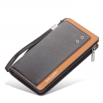 &Auml;rimeeste kaardihoidja k&auml;ekotid Vintage lukuga Klassikalise disainiga meeste rahakott 20cm*11cm*3cm