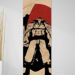 Prinditud l&otilde;uend Jaapani animatsiooniplakat &uuml;hes t&uuml;kis kodukaunistus Lufei seinamaalingud Zorro seinakunstiteosed 50cm&times;150cm NoFrame