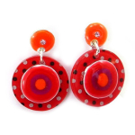 NOA [R3170] - punased  Coloring  disaink&otilde;rvar&otilde;ngad - 30x20 mm punane