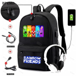 Originaalne Rainbow Friends seljakott V&auml;rvilised poisid T&uuml;drukud Koolikotid Maht Reisimine Naised Mehed S&uuml;learvuti Mochilas Para Nias