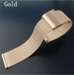 Milanese kellarihm 12mm 14mm 16mm 18mm 20mm 22mm 24mm universaalne roostevabast terasest metallist kellarihma k&auml;ev&otilde;ru 18mm(width)