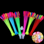 V&auml;rviline veeballoon, kiire veesissepritse, automaatne tihendus, veev&otilde;itlus suvel veepommi m&auml;ngimine &otilde;ues peovarustusega 3 bundles