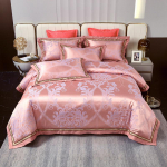 15 v&auml;rvi kvaliteetseid puuvillaseid voodilinu Tekikomplektid Neljaosaline pulmapesu Jacquard voodilinad pluss puuvillane voodikate 1.8m bed