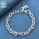 925 h&otilde;bedast AAA tsirkoonist Dragonfly ripatsist k&auml;ev&otilde;ru ehted 20cm