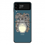 K&otilde;va arvutitelefoni &uuml;mbris Totoro Samsung Galaxy Z Flip3 5g Zflip3 Zflip Flip Fundas &uuml;mbriste jaoks Samsung Z Flip3 5G