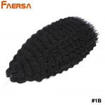 22-tollised Ariel Curl Juuksed Deep Wave Twist Heegeldatud Juuksed S&uuml;nteetilised Afro lokid Heegeldatud Paelad Ombre Blondid Punutud Juuksepikendused Naistele 22 Inch