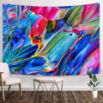 Ps&uuml;hhedeelsed seinavaibad Esteetiline ruumikujundus Aksessuaarid Rannar&auml;tik Makraam Seinakunst Rippkaunistus Boho Gobel&auml;&auml;nid Pol&uuml;ester 95x73cm