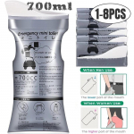 1 tk 700 ml h&auml;daolukorras kaasaskantav auto uriinikott oksekotid Mini mobiilsed tualetid K&auml;ep&auml;rane Unisex &uuml;hekordne pissuaari tualettkott 1PCS