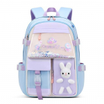 20-35L uued t&uuml;drukud koolikott P&otilde;hikooli kotid Laste seljakott Suure mahutavusega kott Veekindlad kotid Mitu taskut Koolikotid L sinine