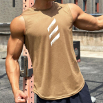 Quick Dry Kulturismi Tankid Meeste Suvine Varrukateta S&auml;rk Meeste J&otilde;usaali Fitness Singlet Stringer Treeningriietus M