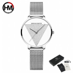 Hannah Martin Naiste kvartskellad Naiste kellad Mood Jaapan Quartz Movement White Rose Gold 3ATM veekindlad k&auml;ekellad K&auml;ekellad h&otilde;be