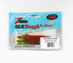 Zman Soft Lure Jerk ShadZ 4 tolli 5 / pakk Nuked Chicken Glow (4438)