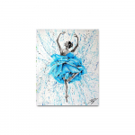 Originaalsed elegantsed naiste tantsul&otilde;uendi maalid elutoa seinapildid Moodne punase roosi lille plakat seinakunst Kodukaunistus 50X70cm No Frame