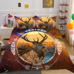 3D Deer voodipesu komplekt Luksuslik tekk ja padjap&uuml;&uuml;r 2/3 tk AU180 * 210 &uuml;he-/kahekordne s&uuml;nnip&auml;evakingitus Loomaprint Lastetuba Pehme kodutekstiil Baby 100x135cm