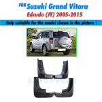 4pcs/set car Mud Flaps Mudguards For Suzuki Grand Vitara / Edcudo (JT) 2005-2015 Splash guards 2010 2011 2012 2013 2014 2005-2015 black