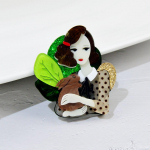 Blucome akr&uuml;&uuml;list t&uuml;drukut kallistav j&auml;nese pross, &otilde;rn daamn&otilde;el, mood atsetaatkiust ehted, uus disain 2023, kvaliteetne roheline