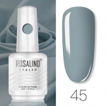 ROSALIND 15ml Soak Off UV geellakk, poolp&uuml;siv erksav&auml;rviline geel-k&uuml;&uuml;nelakk h&uuml;briidlakk k&uuml;&uuml;nelakk geel k&uuml;&uuml;nte kujundamiseks