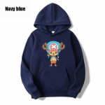 Anime &uuml;hes t&uuml;kis Tony Tony Chopper tr&uuml;kitud kapuuts meeste naiste Anime kapuuts pikkade varrukatega fliisist pulloverid s&uuml;gistalvine kampsun XXL