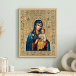 5D DIY Teemantmaaling Naine hoiab k&auml;es lapse ristpistes komplekti Mosaiik Teemanttikandid Roos T&auml;is&uuml;mmargune ruudukujuline puur Kodukaunistus Round 30x40cm