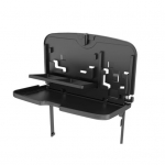 Tagaistmelaud Peene t&ouml;&ouml;tlusega Stabiilne kulumiskindel riidepuu Disain Hoiukorraldaja Kaasaskantav mitmefunktsiooniline auto tagaistme s&ouml;&ouml;gilaud must