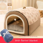 Kennel Four Seasons Universal Kennel Dog House Type Talvine Soe Eemaldatav Pestav V&auml;ikesed ja Keskmised Koerad Suletud Suur Kassipesa S