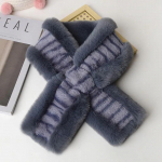 Triibuline paksendatud soe sall naiste kaela kaitsev sall talvine kahepoolne universaalne moe mitmek&uuml;lgne sall