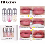 Fit Colors Lip Nursing Trilogy l&auml;bipaistev niisutav puuviljad surnud nahahoolduse huulekarbi &uuml;mbris 3pcs