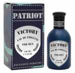VICTORY Parfume Meeste tualettvesi, PATRIOT, valmistatud Prantsusmaal 100 ML must/sinine