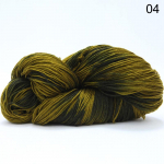 1rull DIY l&otilde;ng mitmev&auml;rviline kudumine villane k&auml;sitsi heegeldatud puuvillane l&otilde;ng beebi sall pehme soe 4