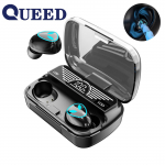 TWS Bluetooth-peakomplekt Wireless Dual -ear Into The Earphone -t&uuml;&uuml;pi spordipeakomplekt must