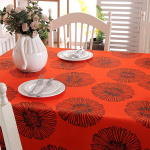 Lauakate Ristk&uuml;likukujuline Klassikaline Hiina Stiilis Lauakate Kodu Kaitse Ja Kaunistus Elegantne Lauakate 60X60 CM (2pcs) veinipunane v&auml;rv