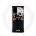 Coque pour Samsung Galaxy S11 Plus Tokyo Ghoul Kaneki Ken Masque Japonais Anime