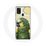 Samsung Galaxy A21S &uuml;mbris Amazon Parrots roheline