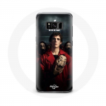&Uuml;mbris Samsung Galaxy S8 pluss La Casa De Papel Rio maskile