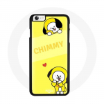 Coque pour Iphone 5 BTS Bangtan BT21 Chimmy Jimin Fond Jaune