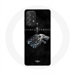 Coque pour Samsung Galaxy A33 5G Game of Thrones Saison 8 Le Tr&ocirc;ne de Fer La maison Stark Logo L'hiver arrive