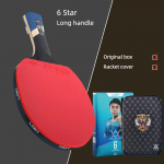 Loki 7/8/9 Star Professionaalne lauatennise reket Attack-Loop k&otilde;rge kleepuv lauatennisereket Ping Pong Bat s&uuml;siniku teraga aer 6 Star Long Handle