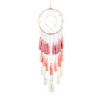 INS Nordic Boho Decor Tassel Handmade Woven Wall Hanging Creative Wind Chimes Decoration Pendant home decoration accessories B-Pink white