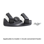 For Tesla Model 3 Trunk Hook Car Pendant Trunk Grocery Bag Hook Luggage Compartment Glove Bag Hook model3 2017-2023 M3-GA99