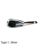 LED Gear Shift Knob Automatic Gear Shifter Lever Handle for BMW 3 series E46 E90 E91 E92 E93 316i 318i 320d 320i 323i 328i 330i E46 Carbon fiber black