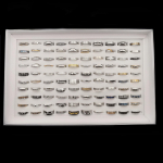 20 tk lastele v&auml;ikese suurusega meeste ja naiste titaanterasest roostevabast terasest r&otilde;ngas