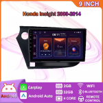 Icreative Android Auto Multimeediapleier Honda Insight 2009-2014 jaoks Autoraadio Stereo WIFI GPS Navigatsioonipleier 4+64GB 2+32GB